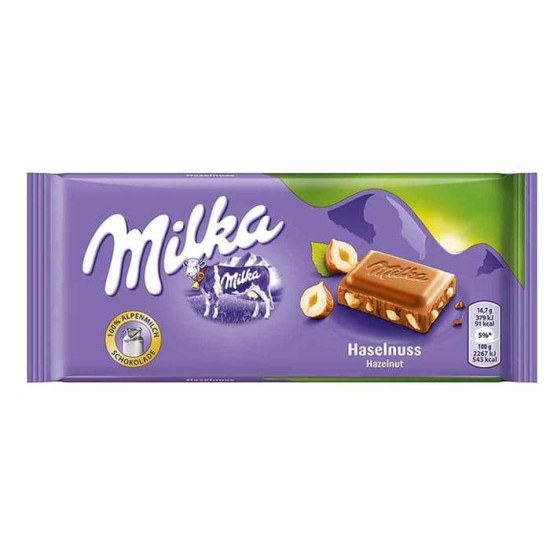 MILKA ΣΟΚΟΛΑΤΑ HAZELNUT 100gr - 22