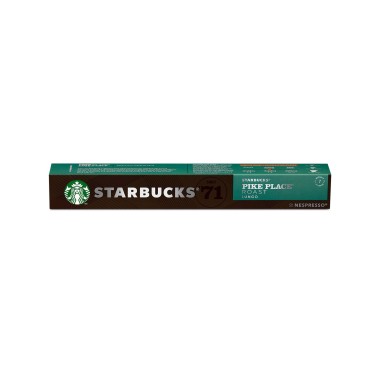 STARBUCKS 10 ΚΑΨΟΥΛΕΣ ΚΑΦΕ 53GR PIKE PLACE ROAST LUNGO