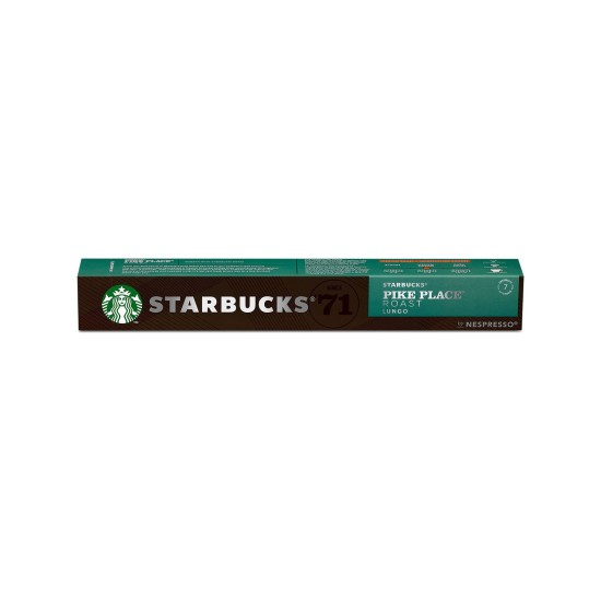 STARBUCKS 10 ΚΑΨΟΥΛΕΣ ΚΑΦΕ 53GR PIKE PLACE ROAST LUNGO
