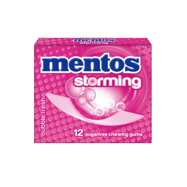 MENTOS ΤΖΙΧΛΕΣ STORMING BUBBLEGUM 33GR