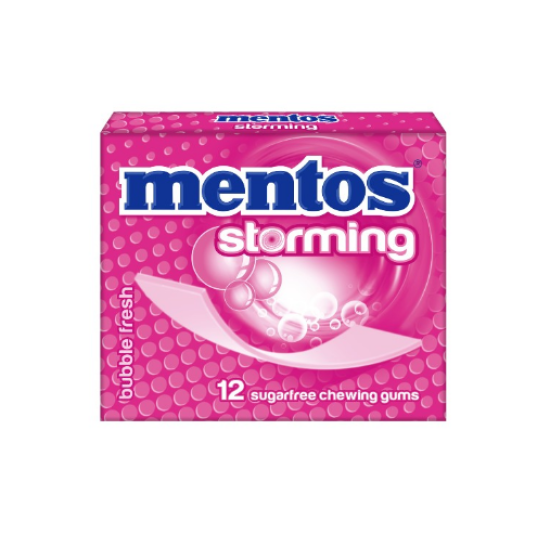 MENTOS ΤΖΙΧΛΕΣ STORMING BUBBLEGUM 33GR