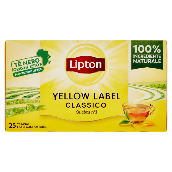 LIPTON ΦΑΚΕΛΑΚΙΑ 25ΤΕΜ YELLOW TEA 37,5G