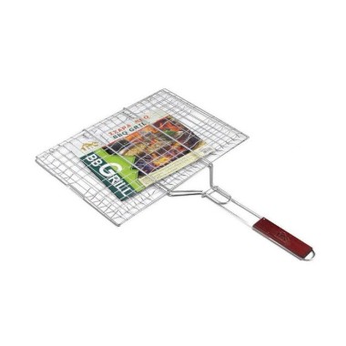 TNS ΣΧΑΡΑ BBQ 63X40X30cm ΜΕ ΞΥΛΙΝΗ ΛΑΒΗ 1TEM