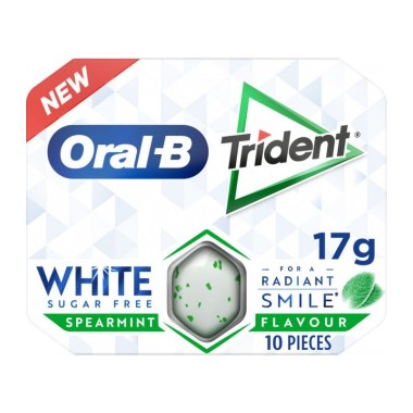TRIDENT ORAL-B WHITE SPEARMINT 17gr