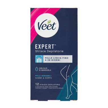 VEET ΤΑΙΝΙΕΣ ΚΕΡΙΟΥ EXPERT ΓΙΑ ΠΟΔΙΑ SENSITIVE 12pcs (ΓΑΛΑΖΙΟ)