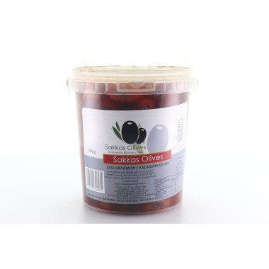 ΕΛΙΕΣ 600GR ΚΟΥΒΑΔΑΚΙ ΚΑΛΑΜΩΝ SAKKAS OLIVES