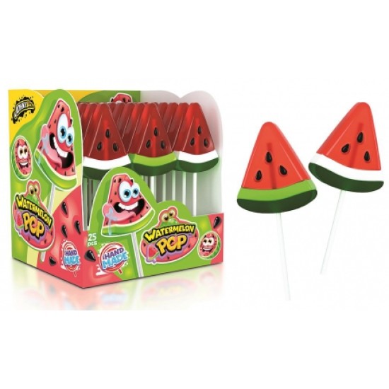 JOHNY BEE WATERMELON POP ΓΛΕΙΦΙΤΖΟΥΡΙ ΚΑΡΠΟΥΖΙ  DISPLAY 25ΤΕΜ