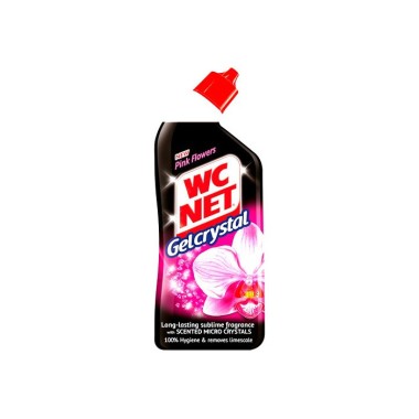 WC NET GEL CRYSTAL PINK FLOWERS 750ML