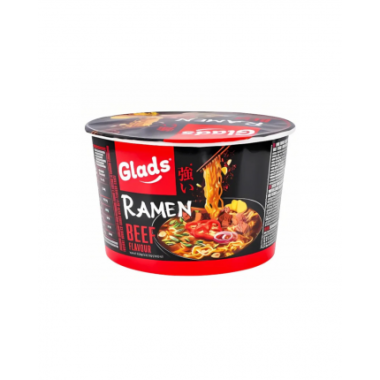GLADS INSTANT RAMEN NOODLES 105GR BEEF (ΣΕ ΜΠΩΛ ΣΕΡΒΙΡΙΣΜΑΤΟΣ)