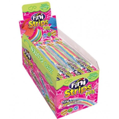 FINI ΖΑΧΑΡΩΤΑ 125ΤΕΜ SOUR STRIPS (ΓΛΩΣΣΕΣ) FIZZ