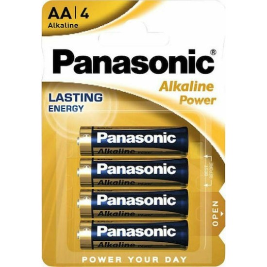 PANASONIC ΑΛΚΑΛΙΚΗ ΜΠΑΤΑΡΙΑ AA 1.5V ΤΕΜ. 4