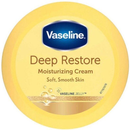 VASELINE ΚΡΕΜΑ ΣΩΜΑΤΟΣ ΒΑΖΑΚΙ 75ml DEEP RESTORE (ΚΙΤΡΙΝΟ)