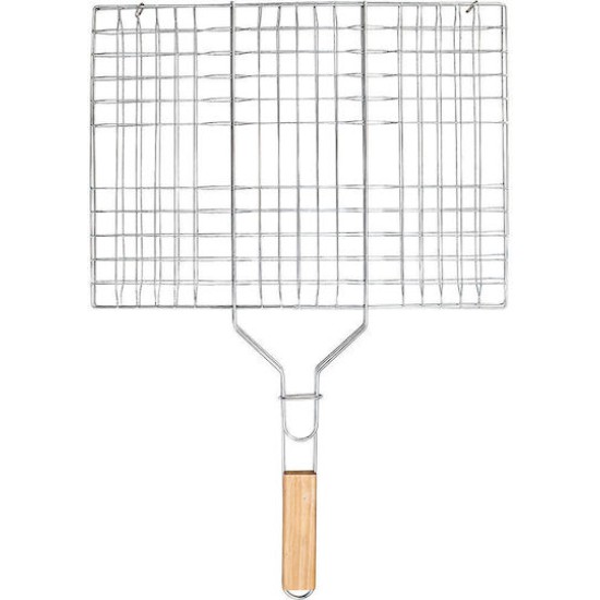 TNS ΣΧΑΡΑ BBQ 46X35cm ΜΕ ΞΥΛΙΝΗ ΛΑΒΗ 1TEM