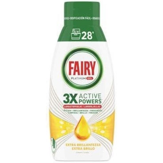 FAIRY GEL ΠΛΗΝΤΥΡΙΟΥ ΠΙΑΤΩΝ 504ml LEMON