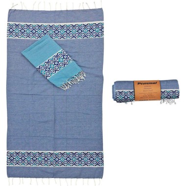 TNS ΠΕΤΣΕΤΑ ΘΑΛΑΣΣΗΣ HAMAM 180Χ90CM ΜΕ ΑΡΧΑΙΟΕΛΛΗΝΙΚΟ ΣΧΕΔΙΟ