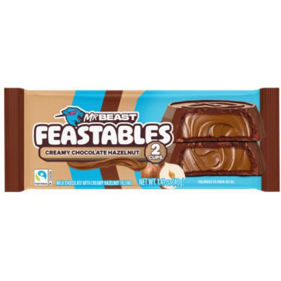 MR. BEAST ΚΥΠΕΛΟ ΜΕ ΣΟΚΟΛΑΤΑ ΓΑΛΑΚΤΟΣ ΚΑΙ ΓΕΜΙΣΗ ΠΡΑΛΙΝΑ ΦΟΥΝΤΟΥΚΙΟΥ 40gr