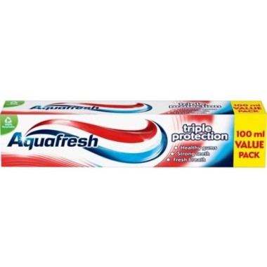 AQUAFRESH 100ml ΟΔΟΝΤΟΚΡΕΜΑ TRIPLE PROTECTION