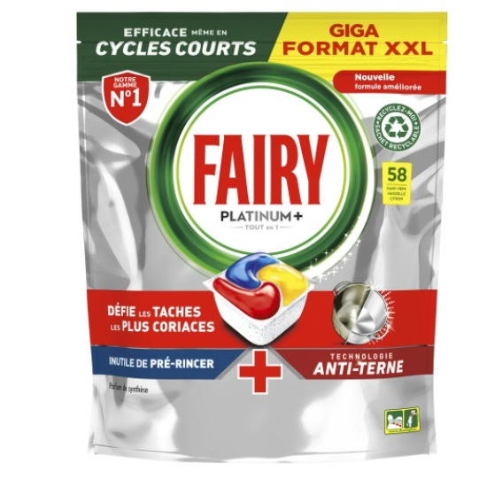 FAIRY TABS 58 PLATINUM+